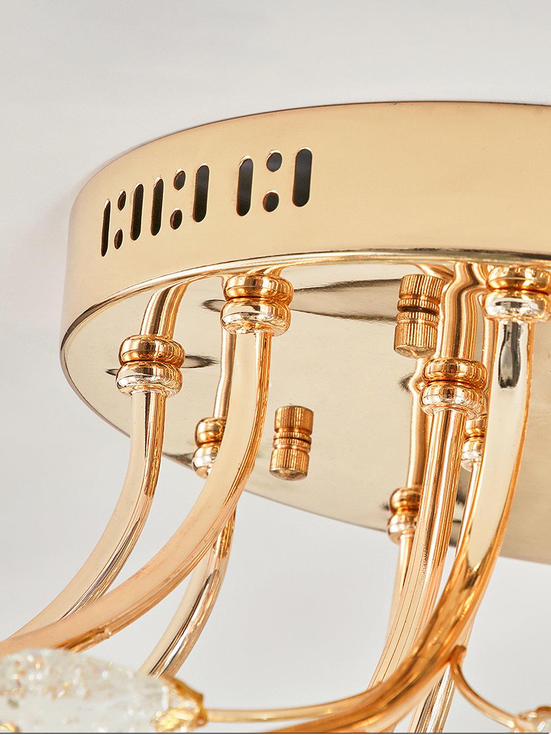 Elyinira Postmodern Luxe Bloem Kristal plafondlamp