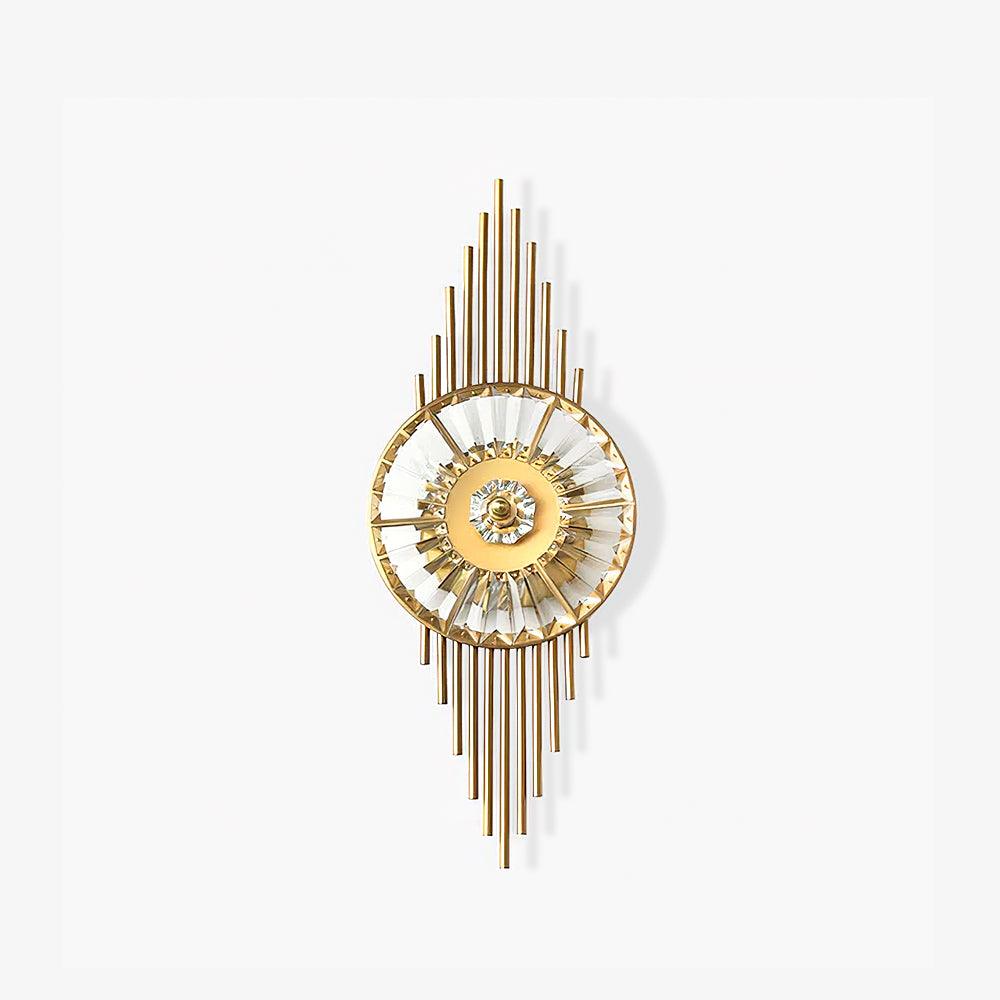 Cilirel Postmodern Luxe Goud Kristal wandlamp