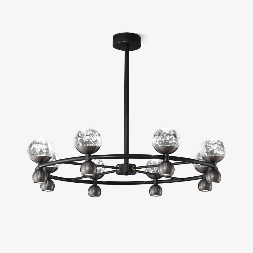 Lumiryn Orbital glas bollen Kroonluchter