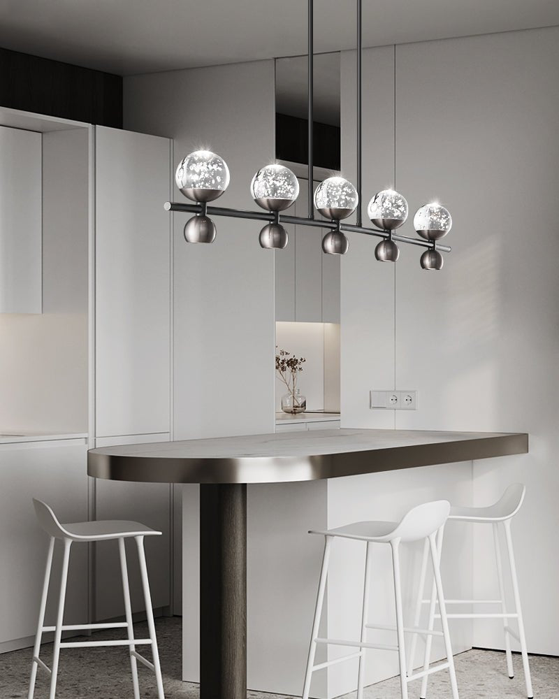 Lumiryn Orbital glas bollen Kroonluchter