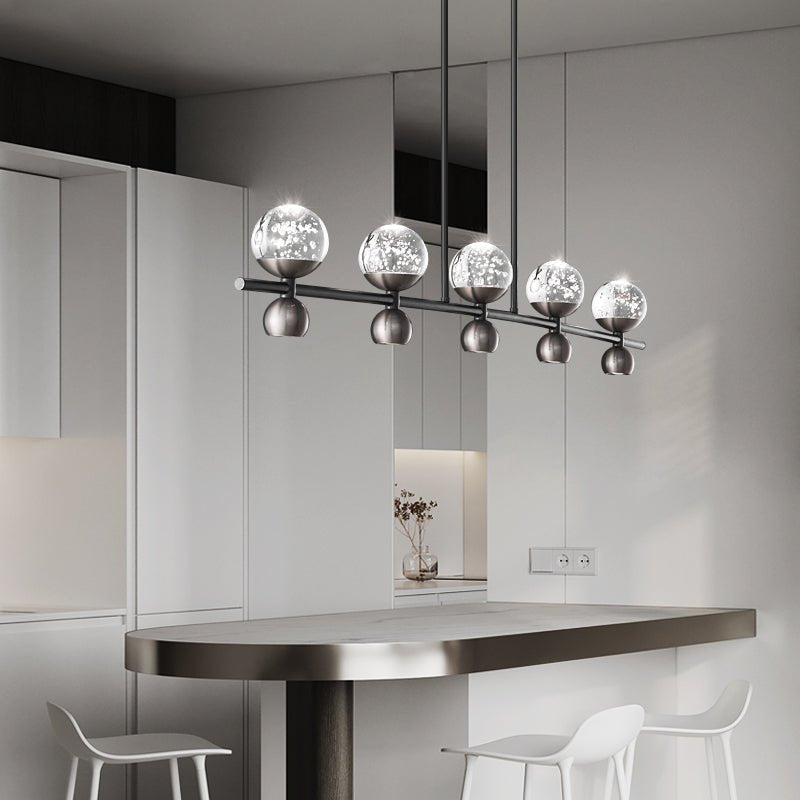 Lumiryn Orbital glas bollen Kroonluchter