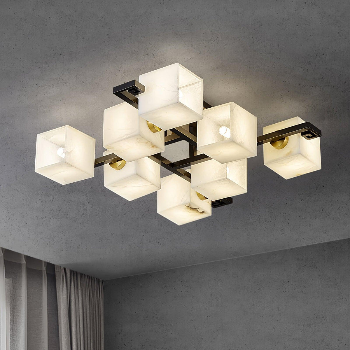 Kaelen albasten plafondlamp