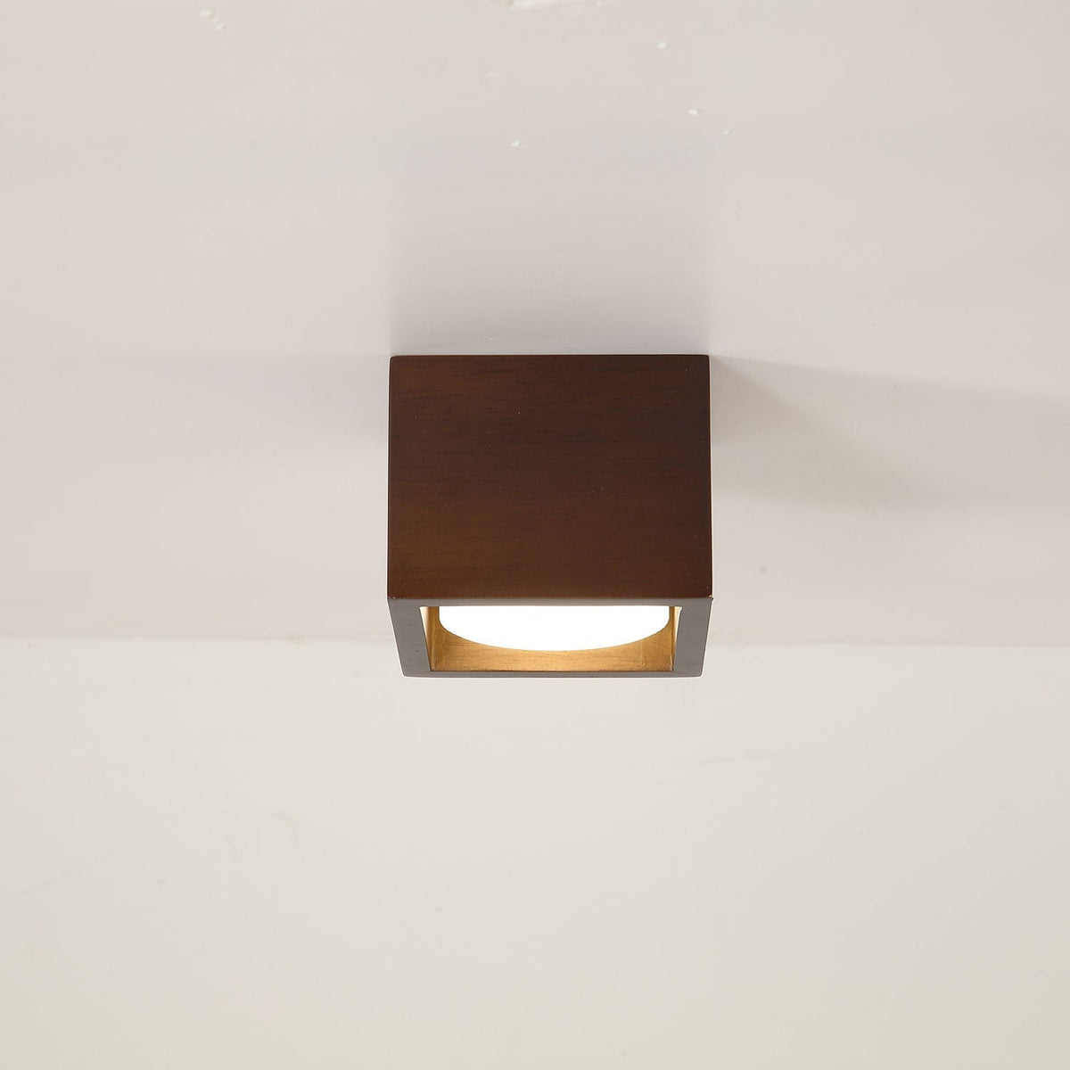 Eliza Minimalistisch Hout Plafondlamp