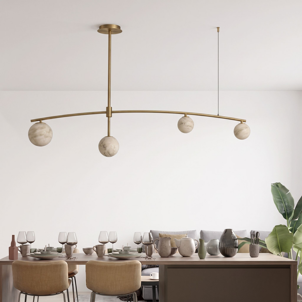Trenhurst Albasten kroonluchter