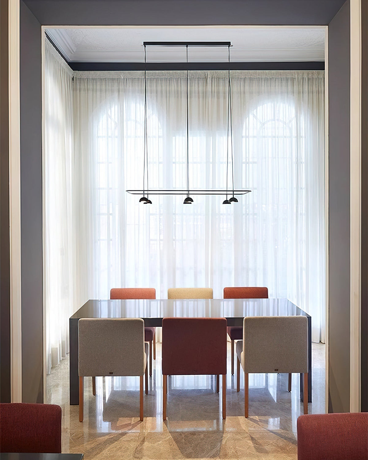 Noraora Kroonluchter LED Strak