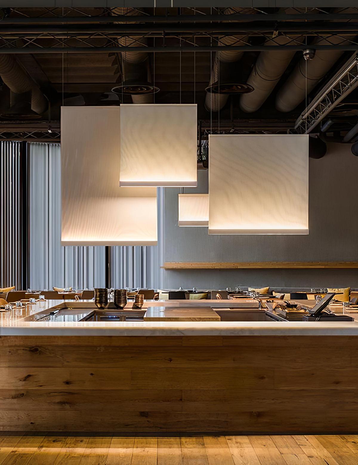 Emlin minimalistisch hanglamp met stoffen kap
