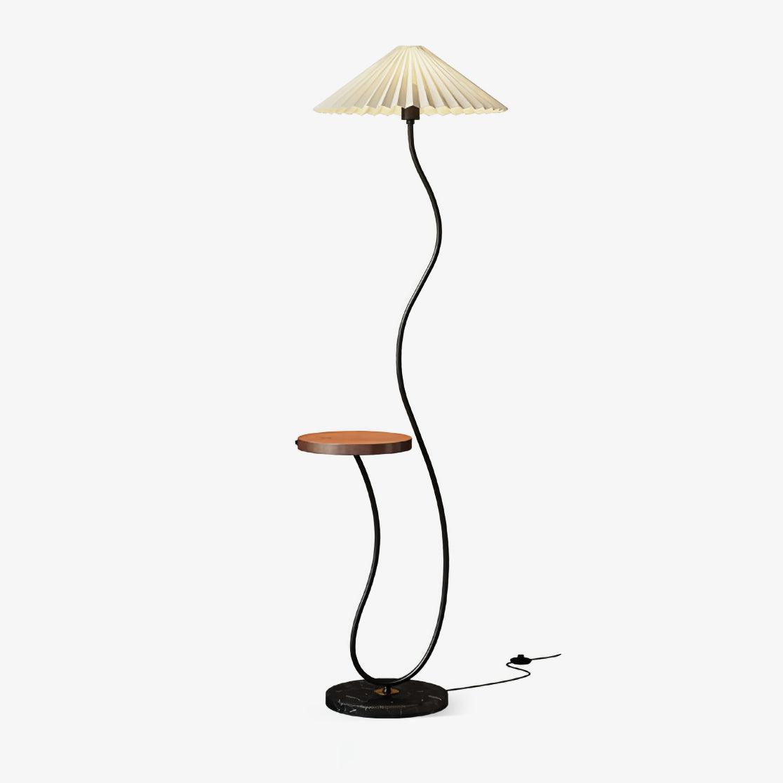 Ghel Minimalistische vloerlamp van hout