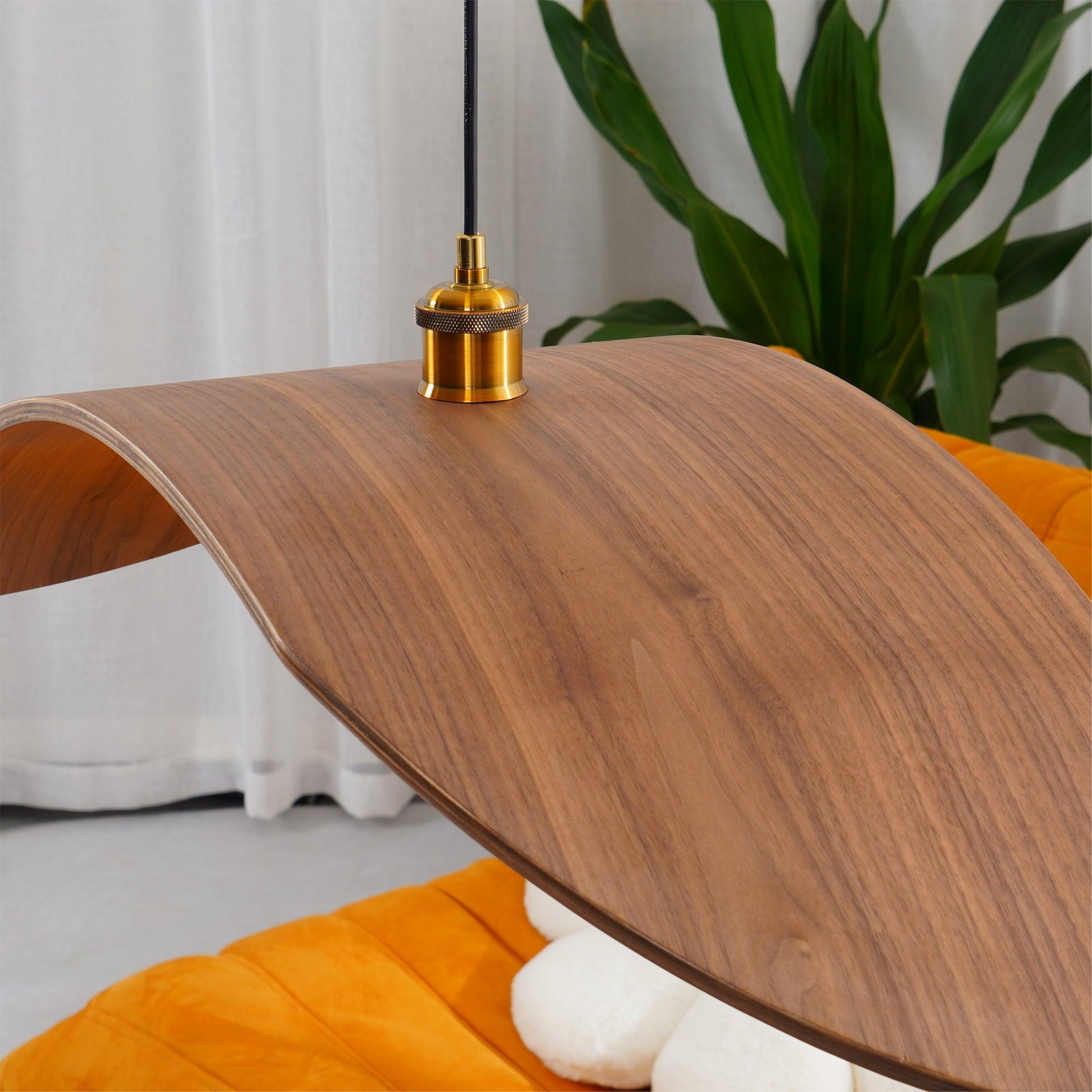 Ozawa Design LED Hanglamp Metaal/Hout Bruin Slaap/Woon/Eetkamer