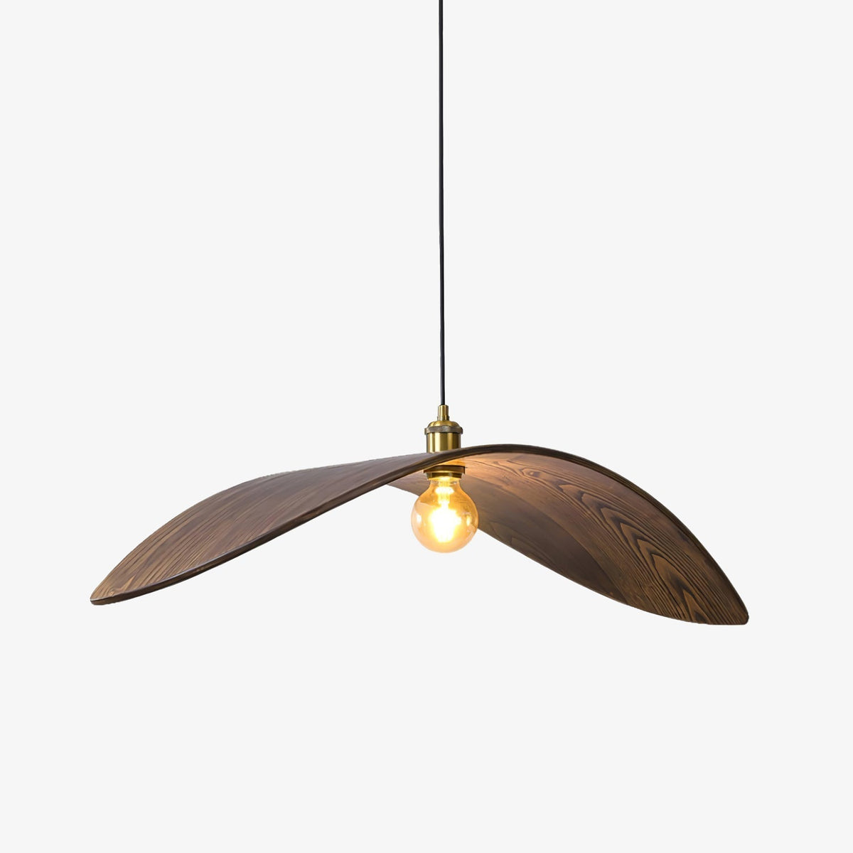 Palten Noordse kunst Houten hanglamp