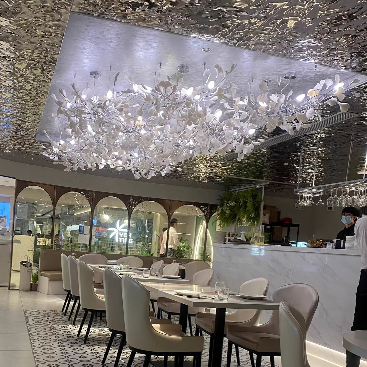 Eurzoris Gingko Leaf Kroonluchter