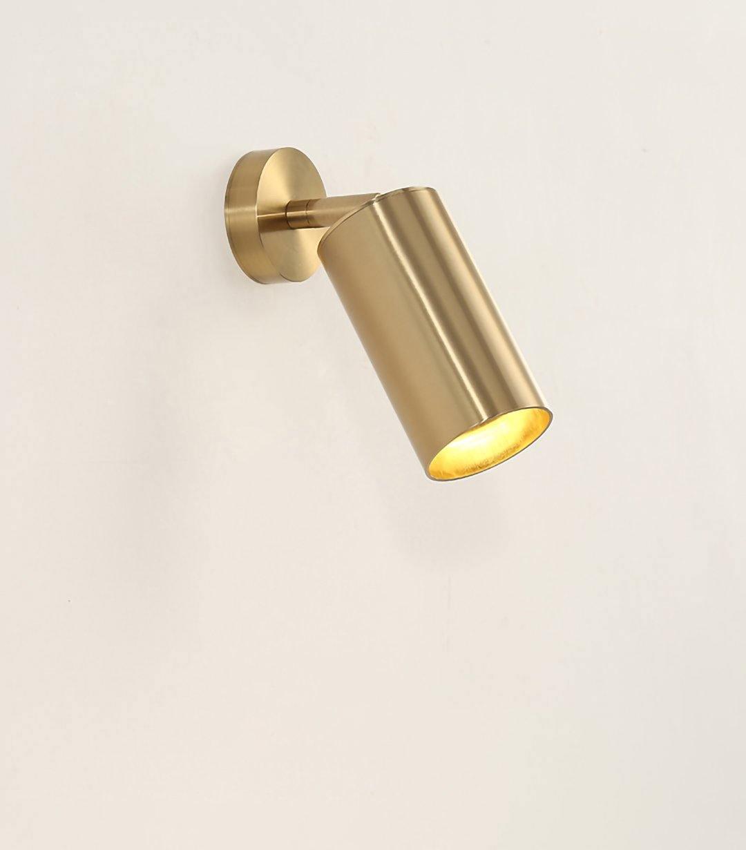 Ezveno moderne minimalistische plafondlamp van messing