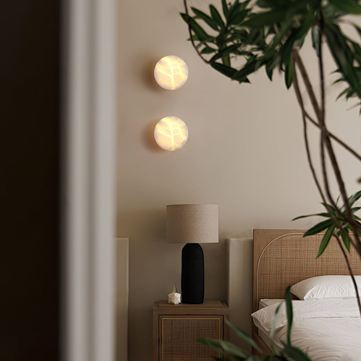 Eiraelia albasten wandlamp