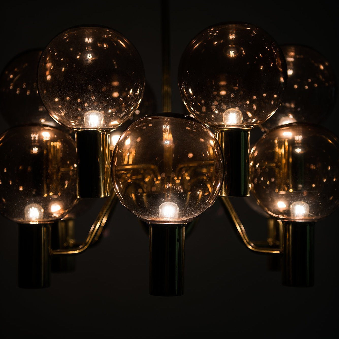 Valentina Moderne LED Kroonluchter Metaal Glas Woonkamer