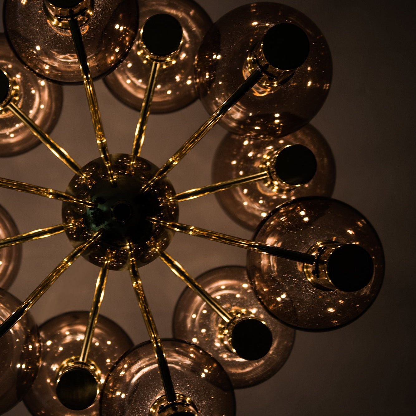 Valentina Moderne LED Kroonluchter Metaal Glas Woonkamer