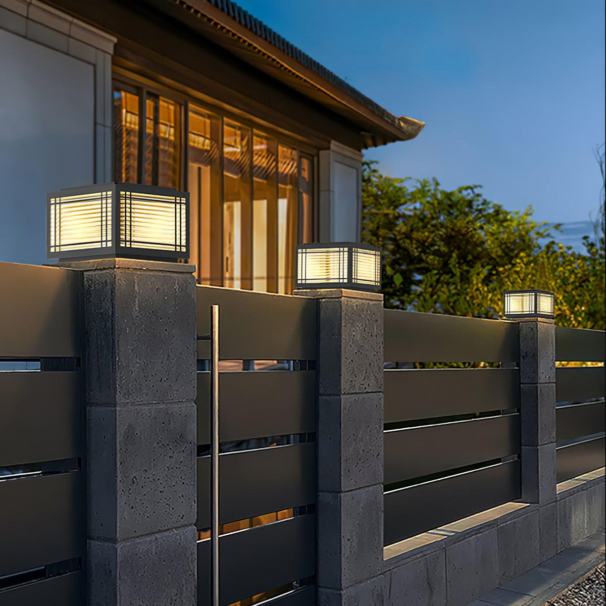Glorin Stalen tafellamp met Japanse inspiratie