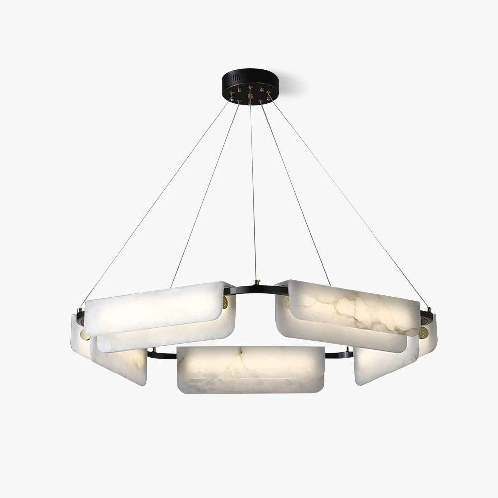 Circona hanglamp van albast