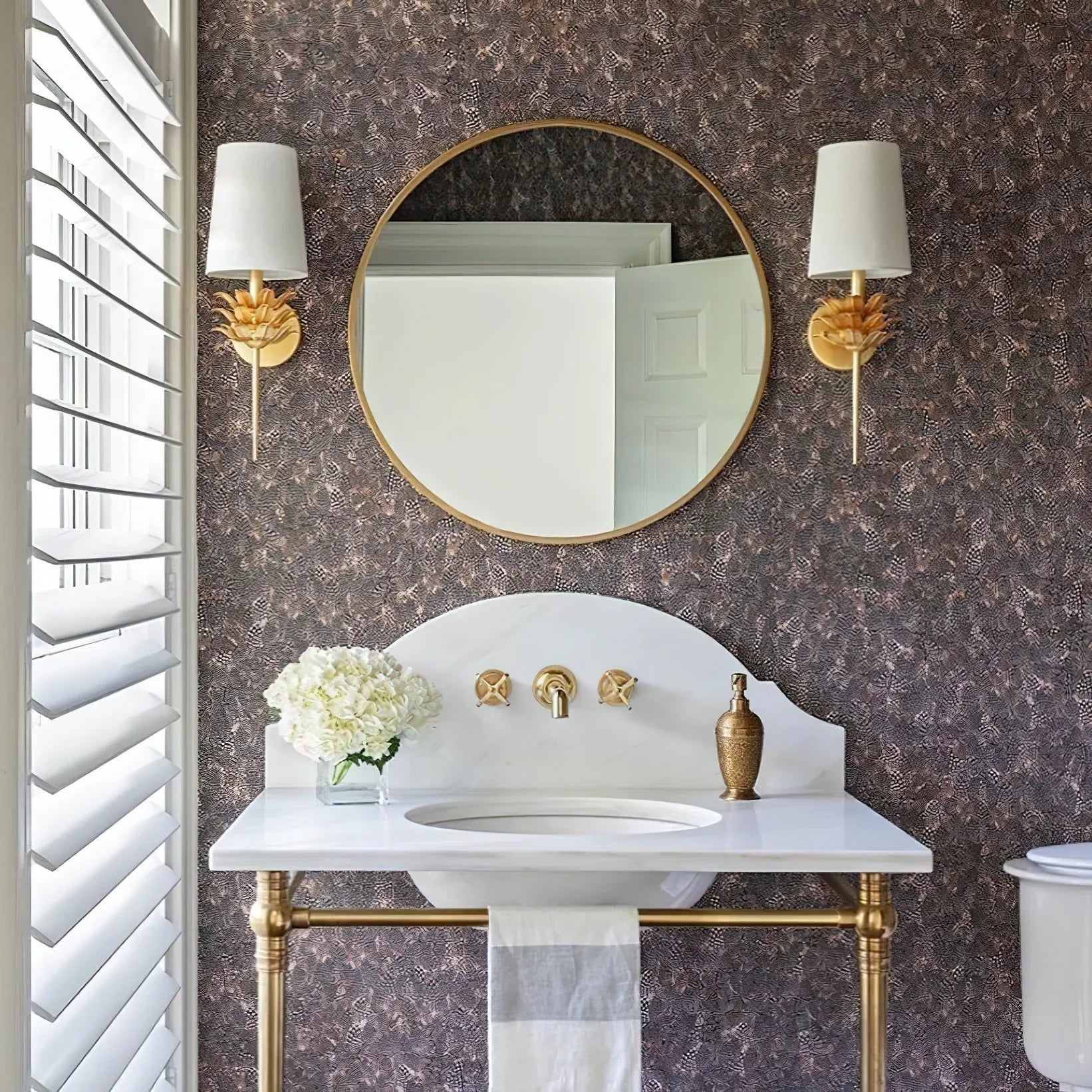 Alessio Minimalisme Metaal Stof Messing Zilver Wandlamp Eetkamer Slaapkamer