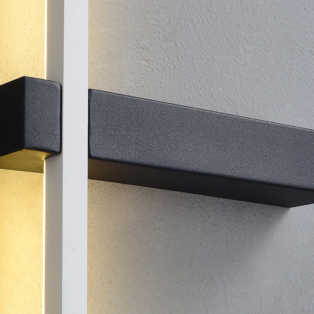 Edge Industriele LED Wandlamp Wit/Zwart/Rood Woon/Slaapkamer Metaal&Acryl