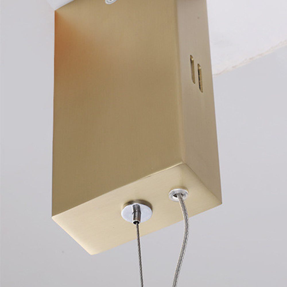 Edge Moderne Wave LED Hanglamp Goud Metaal Slaapkamer