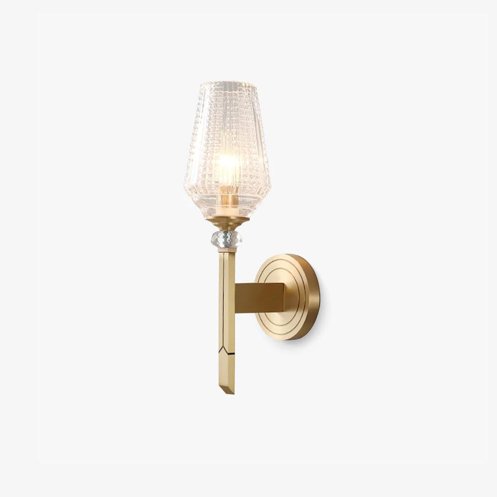 Elyisora wandlamp messing Kristal Elegante