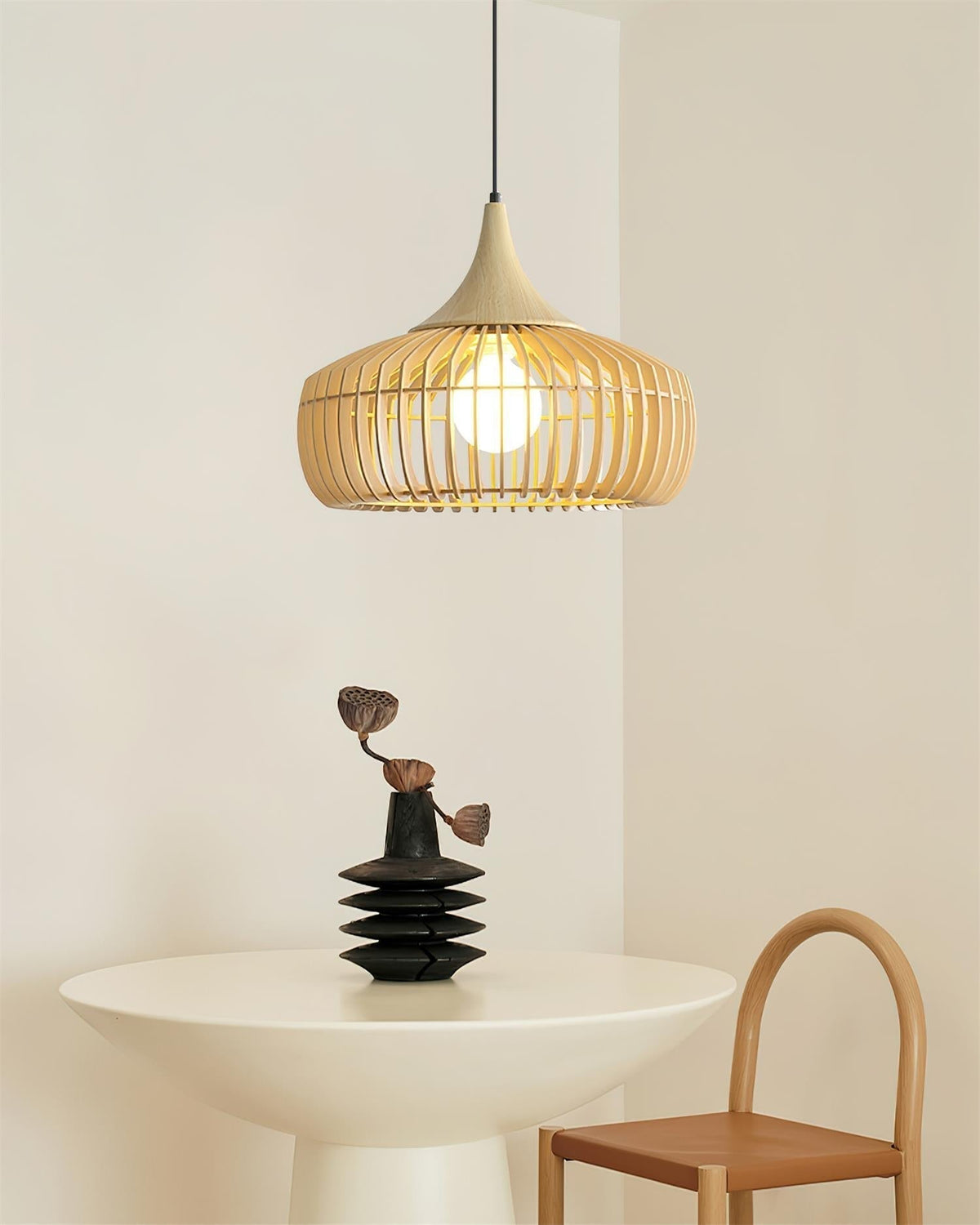 Vexo Natuurlijke Bamboe Rotan hanglamp