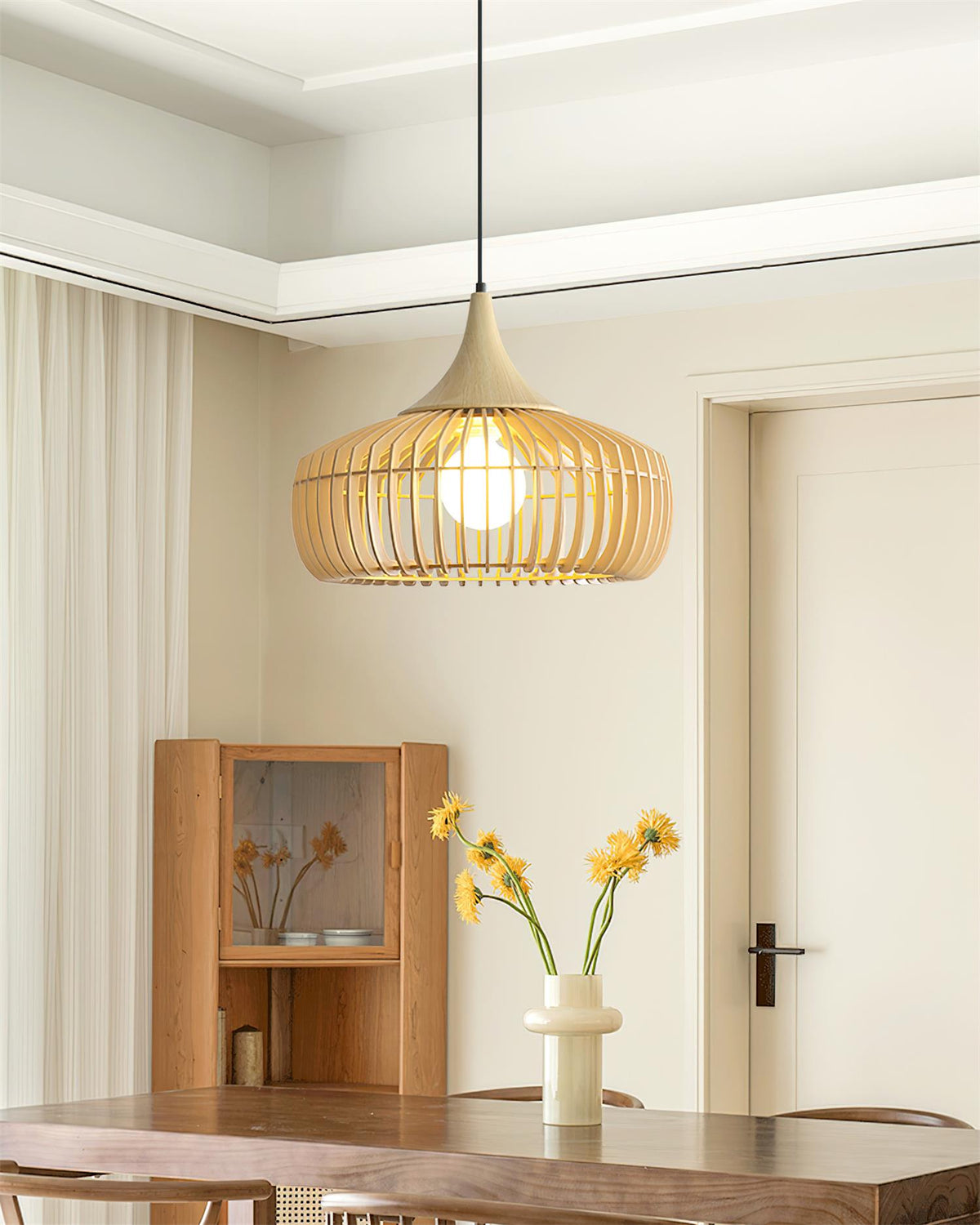 Vexo Natuurlijke Bamboe Rotan hanglamp
