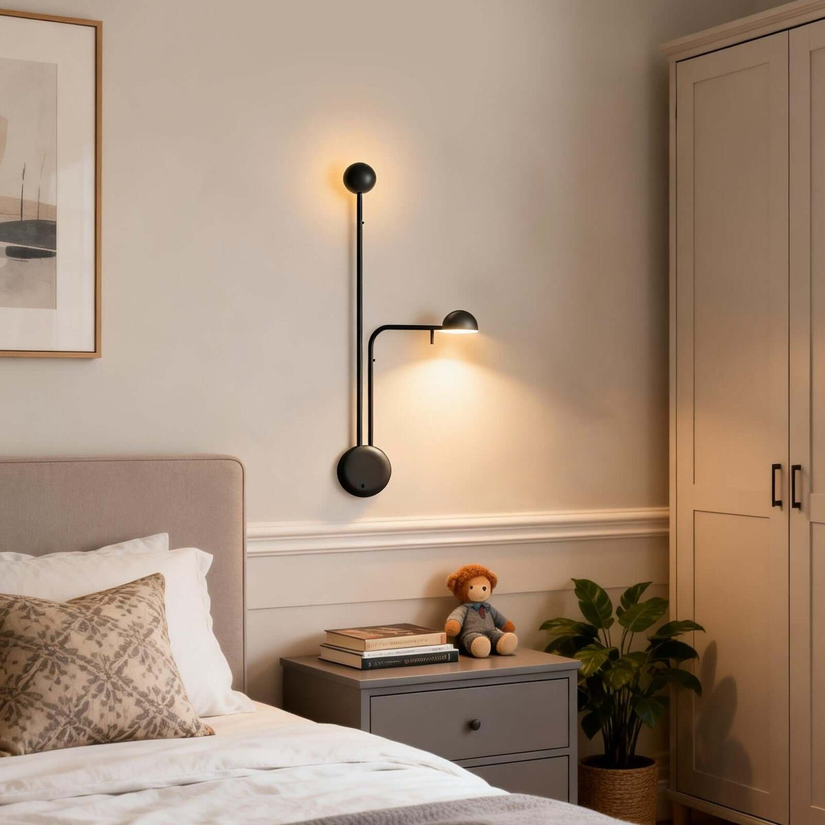 Disc Base koepelvormige wandlamp