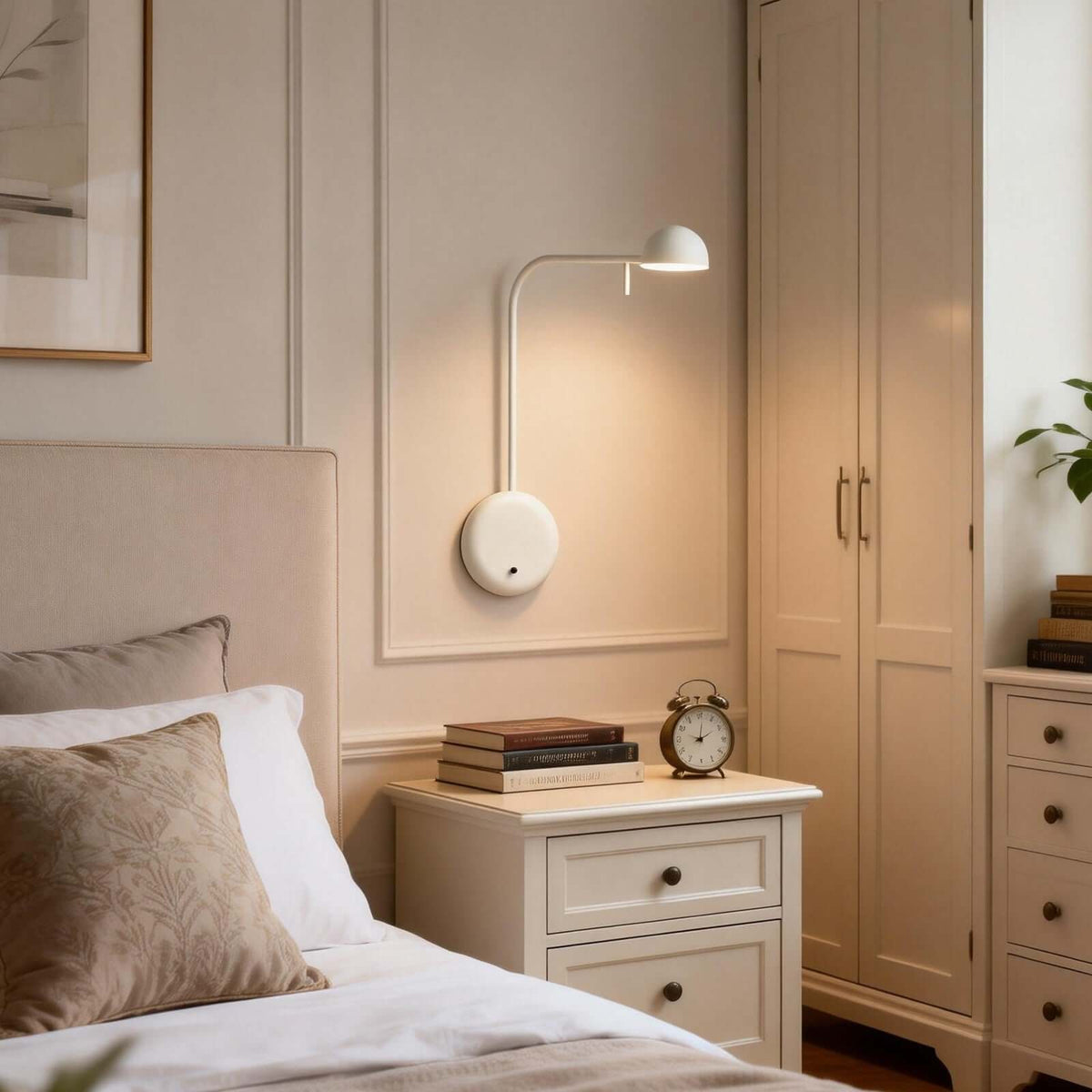Disc Base koepelvormige wandlamp
