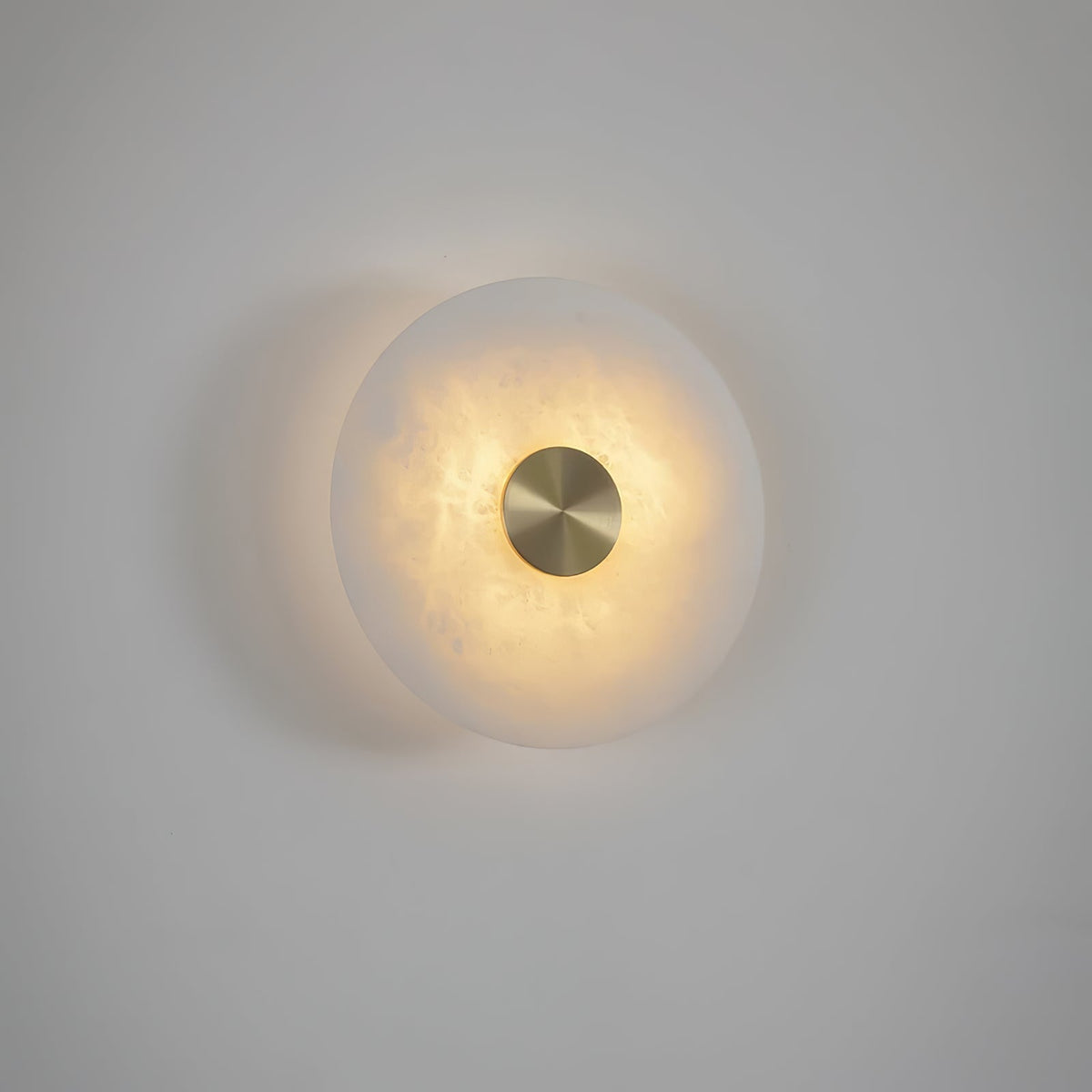 Selina Minimalistische plafondlamp van albast