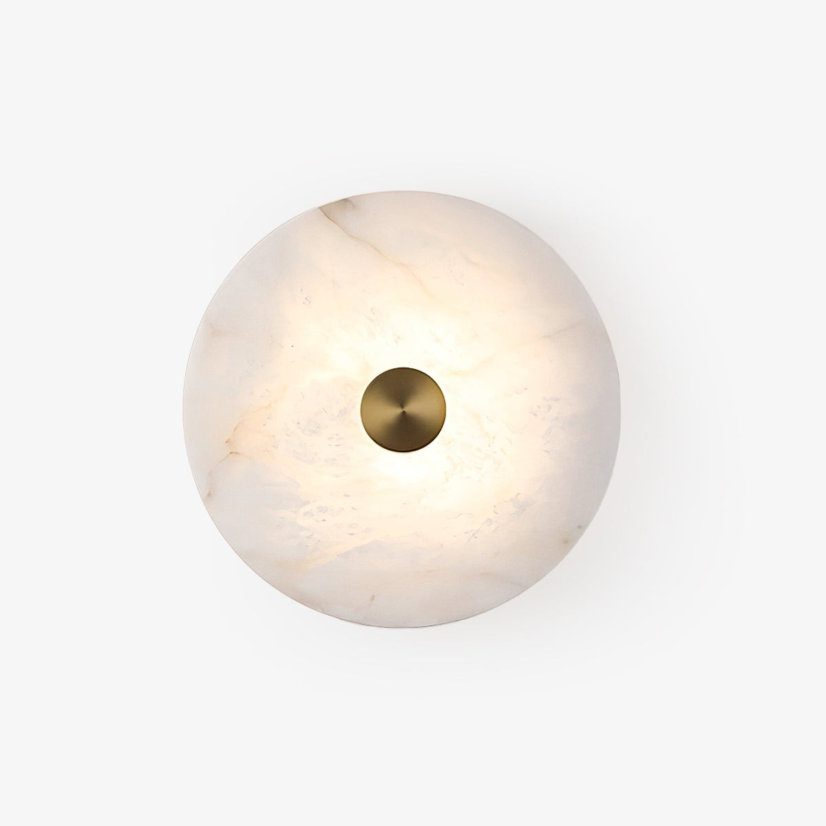 Selina Minimalistische plafondlamp van albast