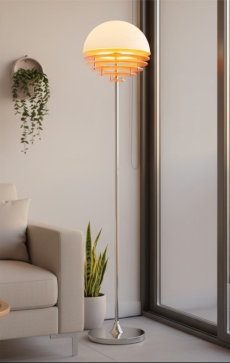 Calirena koepelvormige Louver vloerlamp
