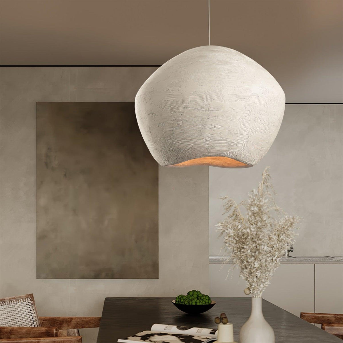 Aursore Moderne minimalistische hanglamp met Noorse stijl en composiet koepel