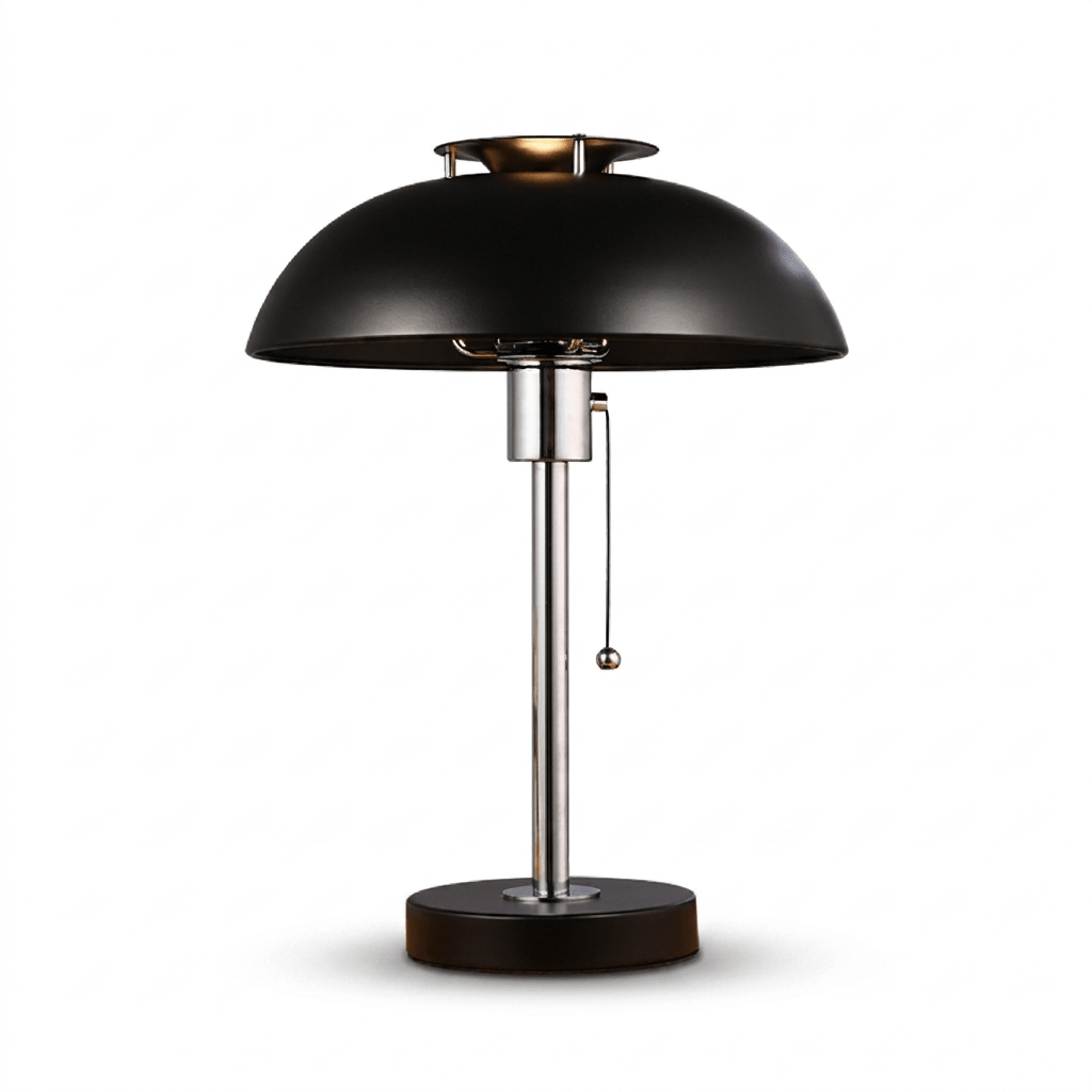 Rouven chroom Mushroom tafellamp
