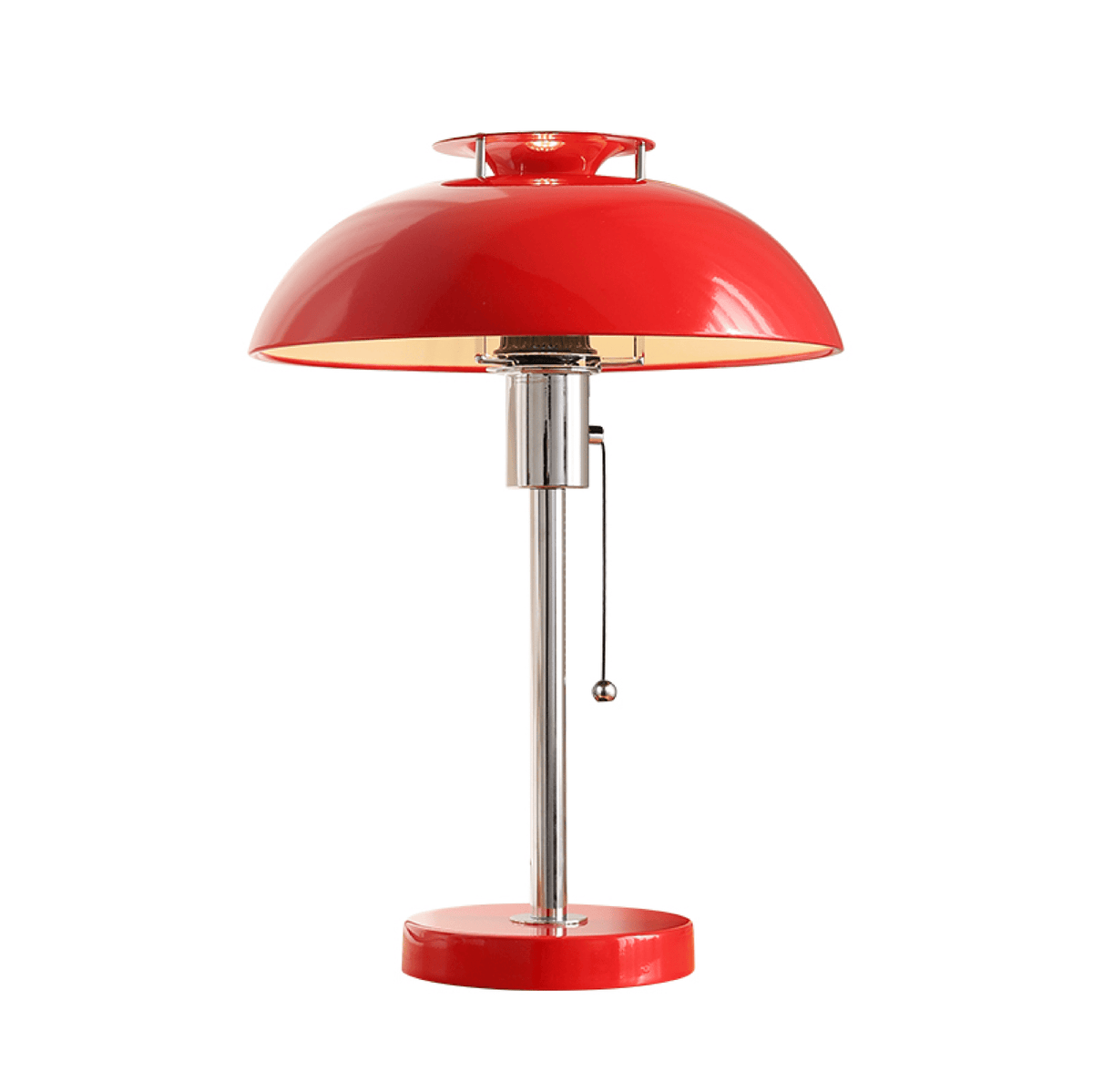 Rouven chroom Mushroom tafellamp