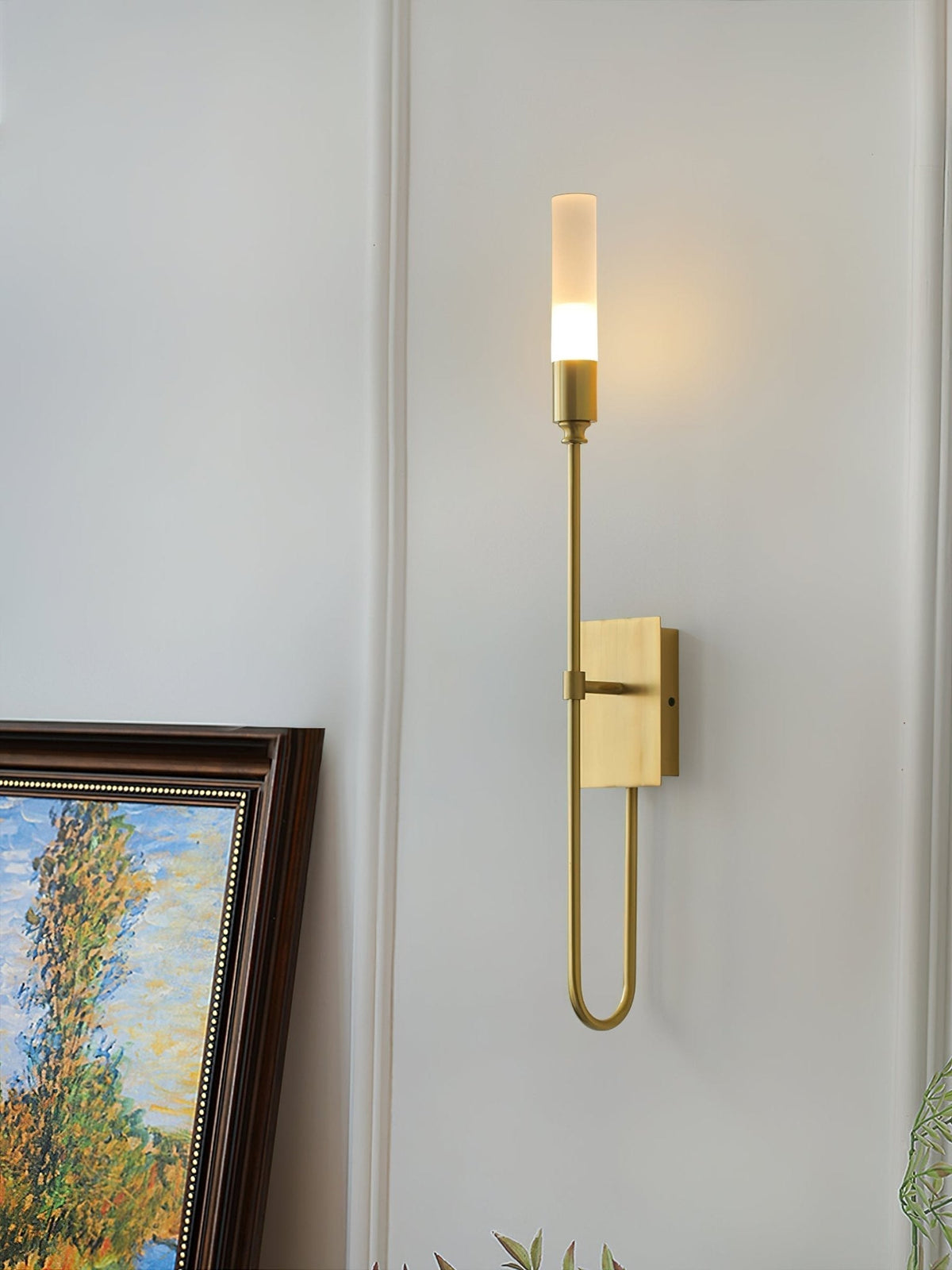 Yvori wandlamp met dubbele staaf minimalistisch