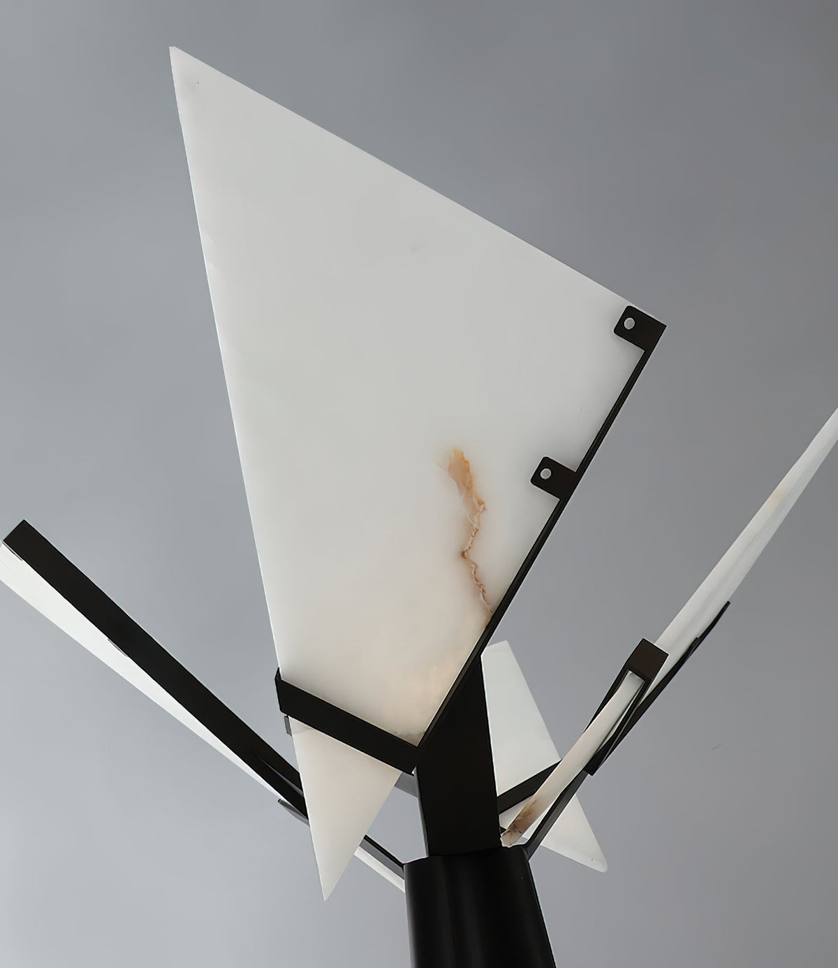 Spire vloerlamp met albasten kap