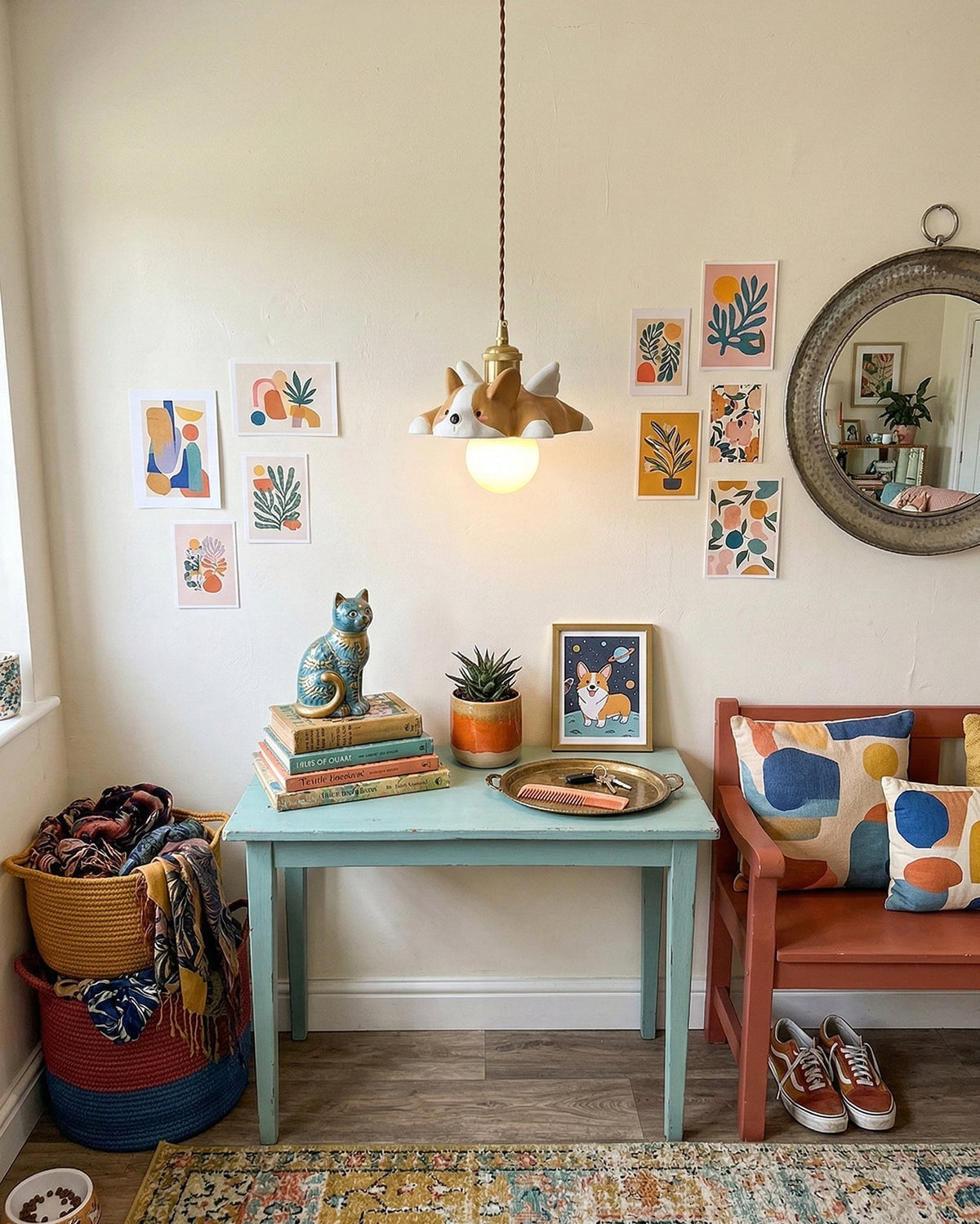 Orelelena hanglamp met vorm van een vleugentiger