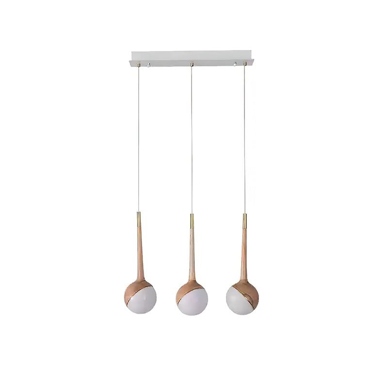 Rivenian kroonluchter met acryldruppels en LED