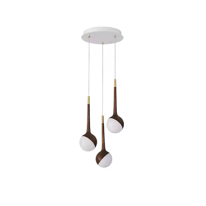 Rivenian kroonluchter met acryldruppels en LED