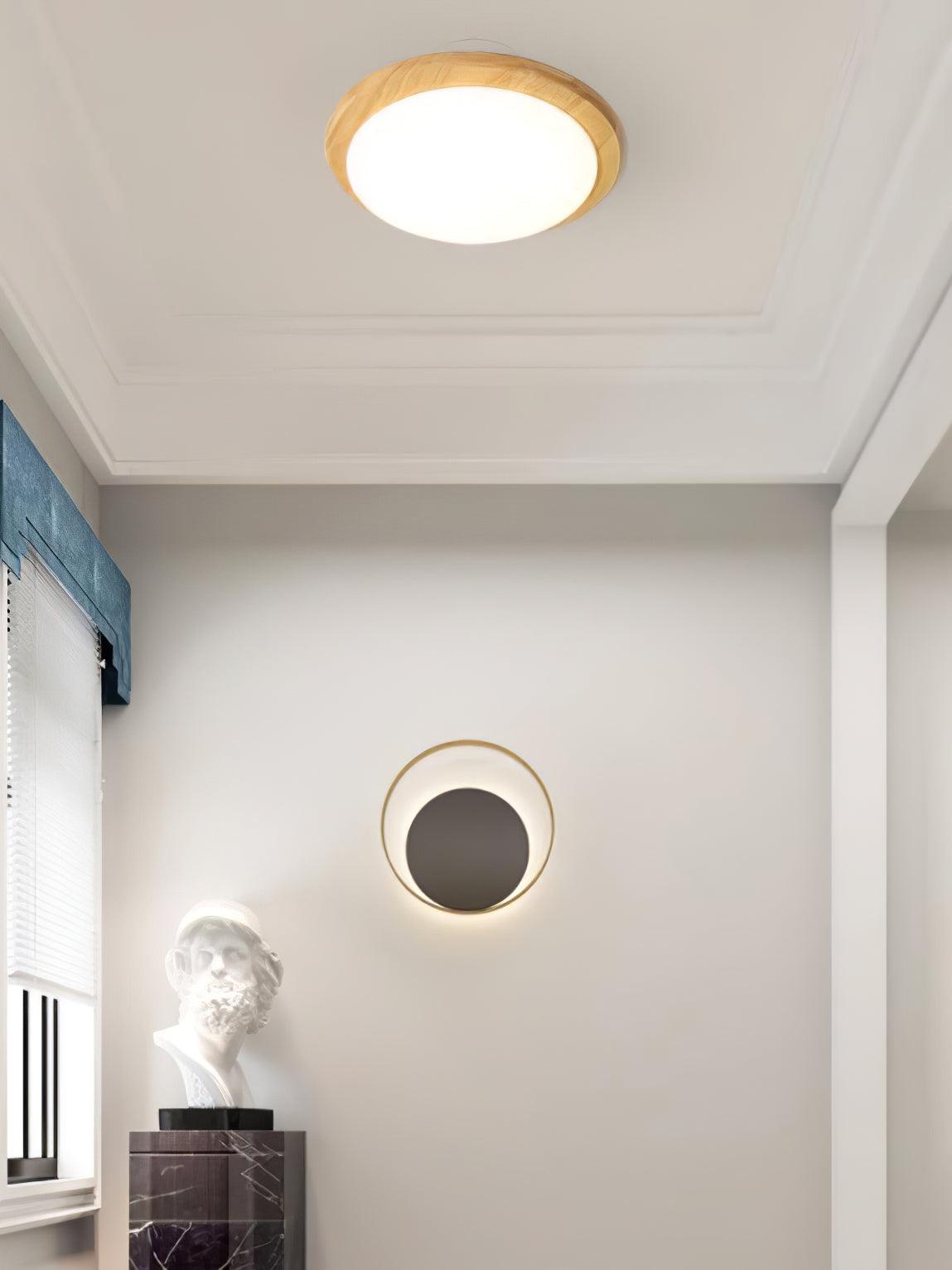 Myshae Moderne minimalistische plafondlamp van rubberhout