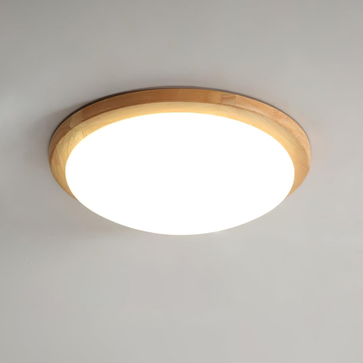 Myshae Moderne minimalistische plafondlamp van rubberhout