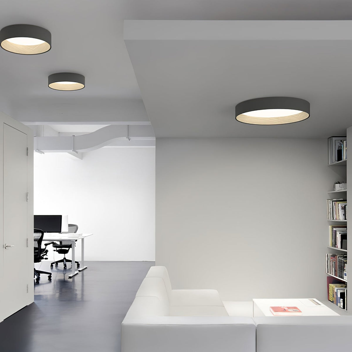 Denvir Moderne minimalistische ronde plafondlamp