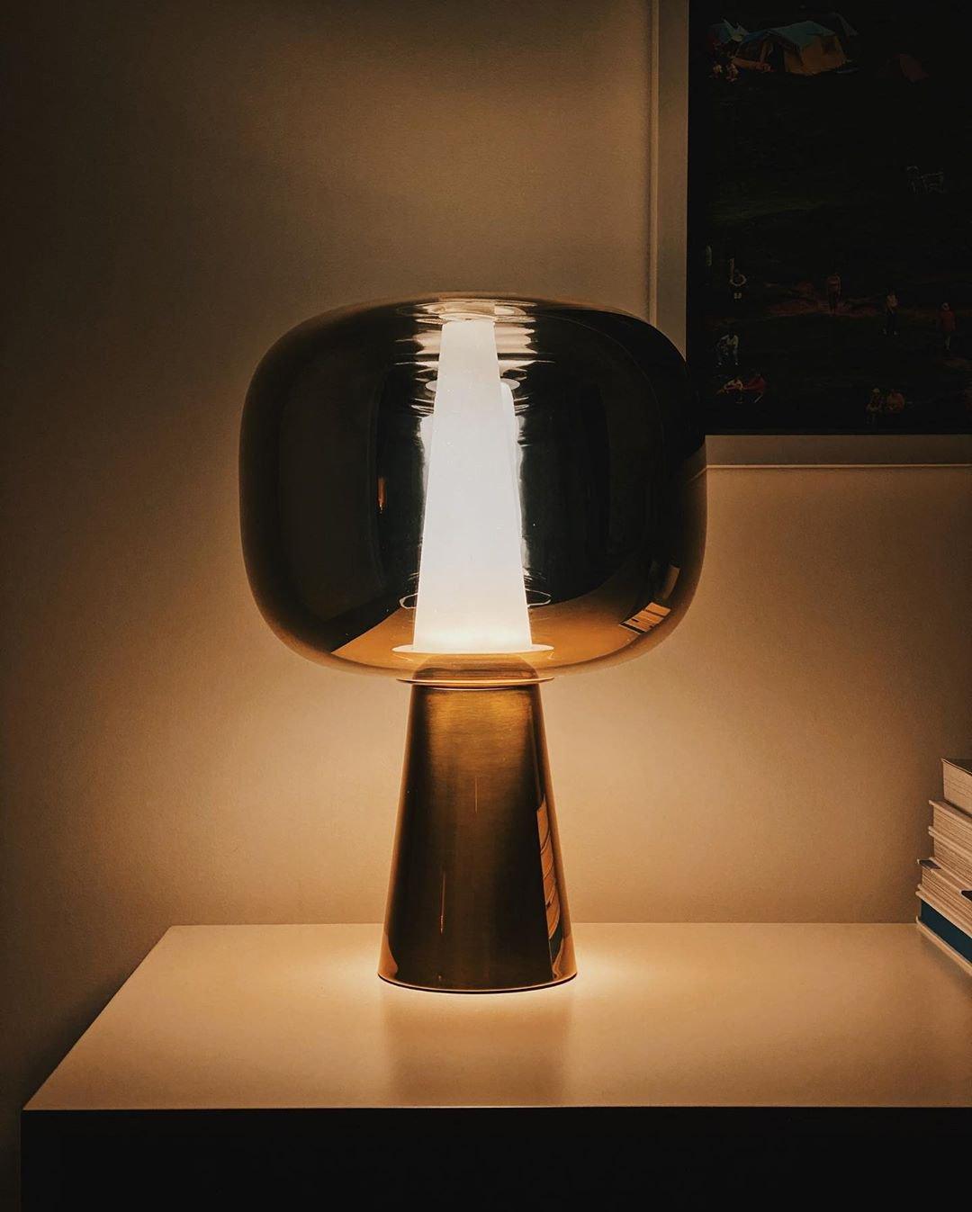 Briq moderne tafellamp in goud