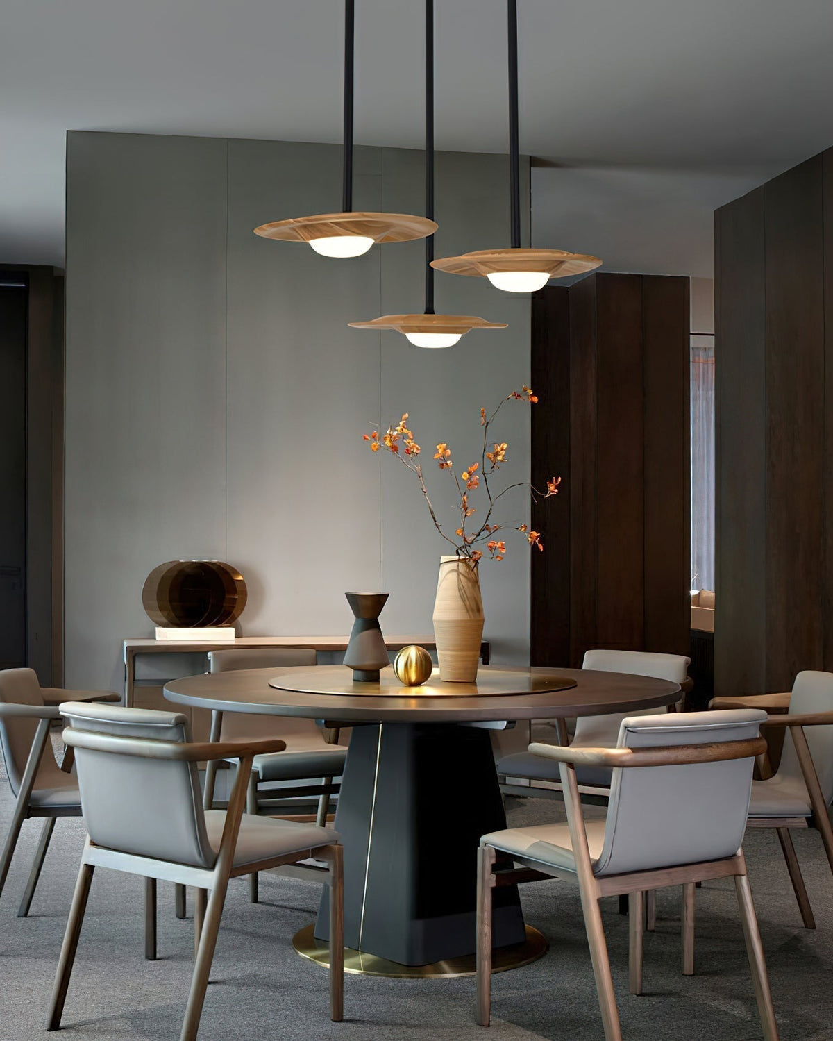 Cesilis houten hanglamp