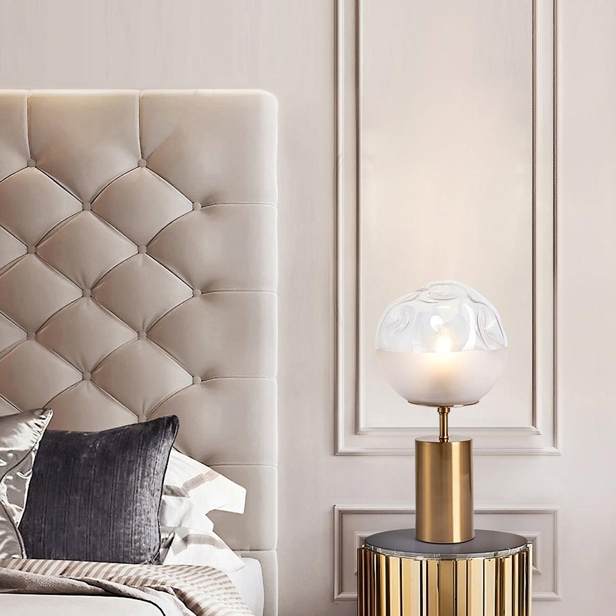Aurea klassiek Glas Tafellamp