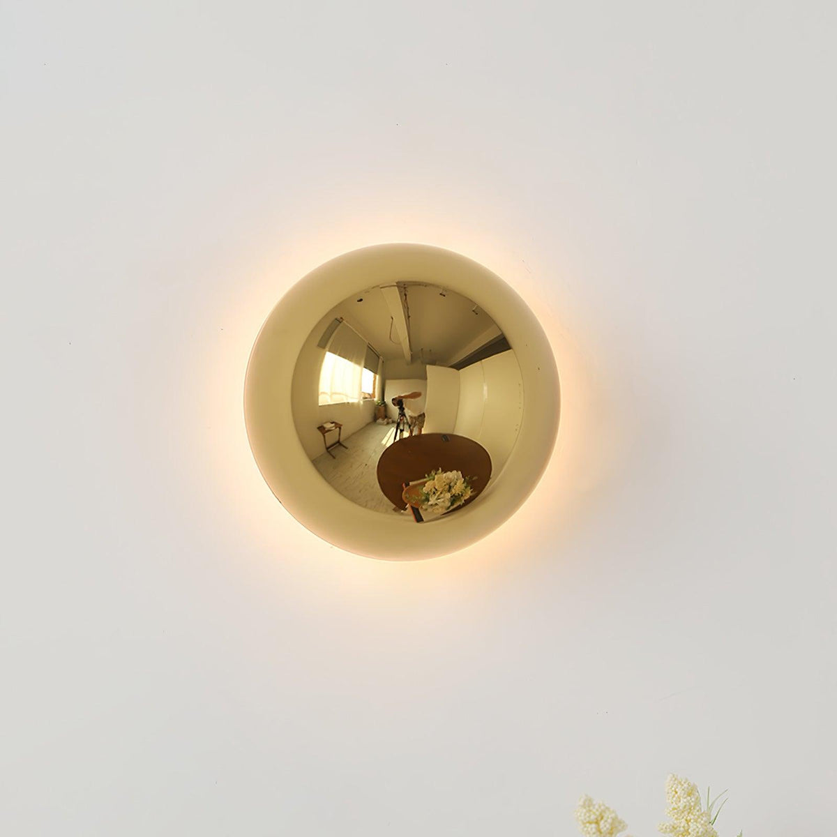 Virixy Moderne minimalistische wandlamp met bolvormige kap