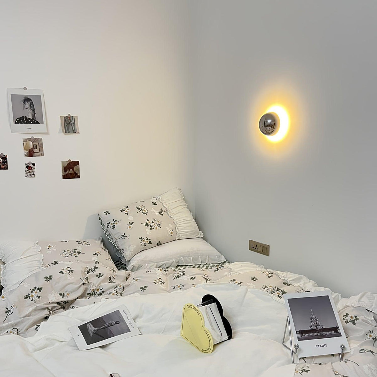 Virixy Moderne minimalistische wandlamp met bolvormige kap