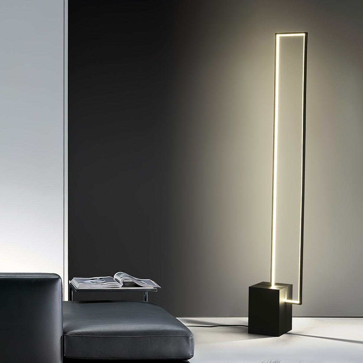 Keloza aluminium vloerlamp