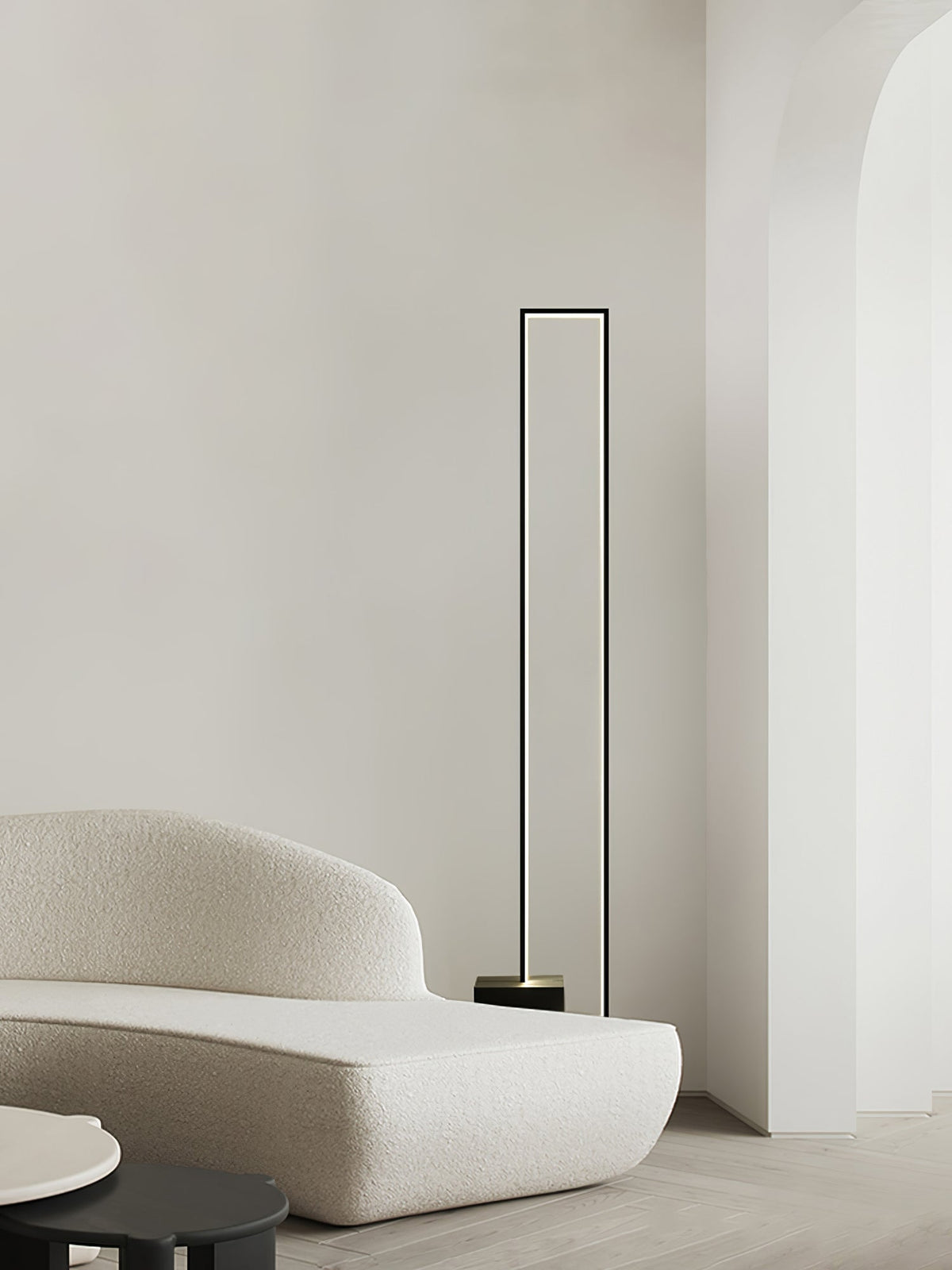 Keloza aluminium vloerlamp