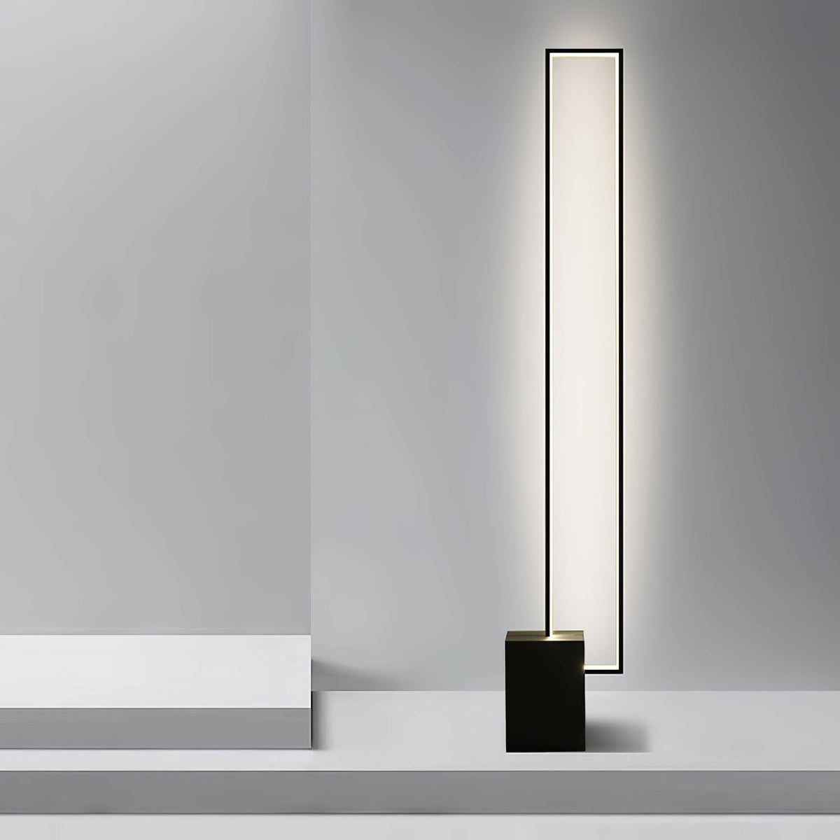 Keloza aluminium vloerlamp